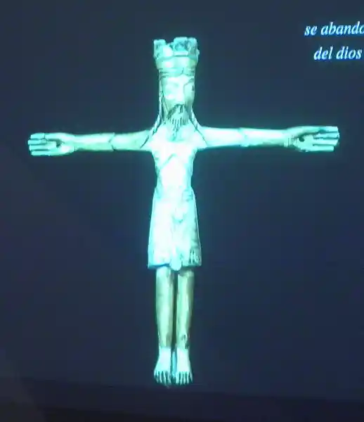 Body of Christ in the form of a cross.